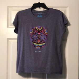 Mare Blue Size L Purple Sugar Skull T-shirt